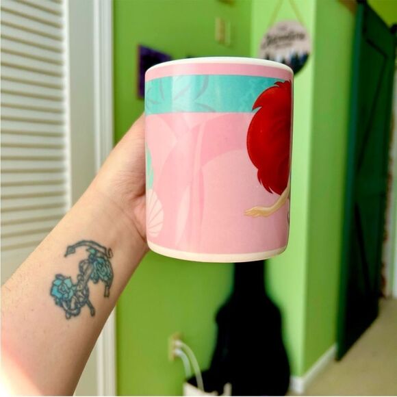 Vintage Disney The Little Mermaid Ariel Ceramic Kitchen Coffee Tea Fairytale Mug - Picture 9 of 9